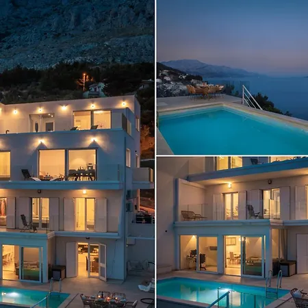 Villa Beachfront - Private Heated Pool Mimice